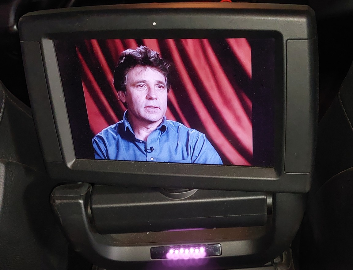 2007-2014 BMW X5 X5M X6 X6M (E70 E71) REAR ENTERTAINMENT VIDEO DISPLAY SCREEN — exact item pictured